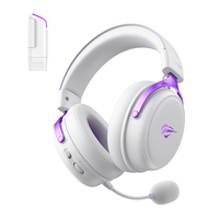Casque de jeu sans fil et filaire Havit H2015YG Quad-Mode, circum-auriculaire, son surround, écouteurs USB avec microphone pour ordinateur