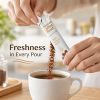 Sachets personnalisés en aluminium pour café en poudre, thé au lait, sucre – Mini-pochettes en bande de qualité alimentaire