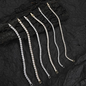 Collar de Cadena de Tenis con Circonitas Cúbicas Ovaladas, Estilo Hip Hop, Joyería Brillante, Piedras AAA <span class=keywords><strong>CZ</strong></span> de 3MM-5MM, Gargantilla para Mujer - Product Image 2