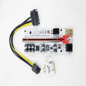 HOYATO — RISER de câble PCIE 009S Plus 013, fournisseur de GPU, 1x à 16x6 broches, VER012 Max, carte PCIE