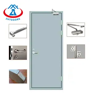 2 Jam Fire Rated Door Emergency Fire Keluar Pintu Tahan Api dari Guangzhou