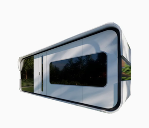 Cabine capsule autonome avec drainage complet, abri de vacances en bord de lac pour le week-end - Product Image 6