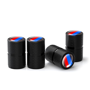 Auto Aluminum <b>Valve</b> Stem <b>Caps</b> Red Blue Logo, Vehicle Tire <b>Caps</b> Dust Proof Threaded Universal Fit, for BMW Toyota Honda - Product Image 6