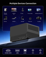 Projecteur LED portable de poche CRE CR67 Pro 1080P 1200 lumens ANSI, stéréo HIFI, haut-parleurs intégrés, prise en charge 4K, pour les entreprises