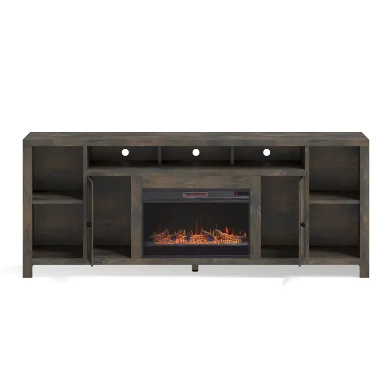 The New Listing Modern Electric Fireplace Tv Stand Wooden Tv Stand with Fireplace Luxury