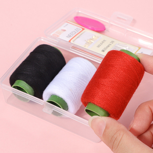 Hilo de coser de algodón de 300m, duradero, para coser ropa a mano, bobinas pequeñas de colores - Product Image 4