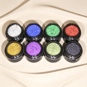 Nuevo Gel de Uñas Reflectante <span class=keywords><strong>con</strong></span> Purpurina, Gel Elástico para Dibujar Líneas, Color Azul, Plateado y Dorado, para Decoración de Uñas, <span class=keywords><strong>Manicura</strong></span> y Diseño - Product Image 3