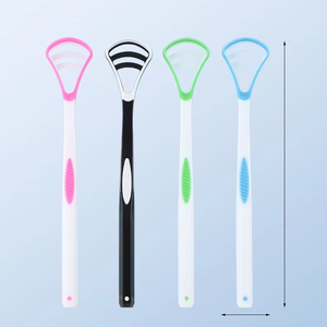 Limpiador de Lengua de Plástico <span class=keywords><strong>Vinsa</strong></span> al por Mayor, Raspador Ecológico para Uso Doméstico, Dispositivo para el Recubrimiento Lingual 01 con Logotipo Personalizado - Product Image 1