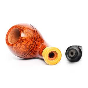 MUXIANG Briar Wood Smoking Pipe Bent Type Handcrafted Tobacco Pipe For Men - Product Image 4