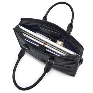 Sac à main pour <span class=keywords><strong>homme</strong></span> WilliamPOLO <span class=keywords><strong>en</strong></span> <span class=keywords><strong>cuir</strong></span> de vache véritable, sac messager haut de gamme, grand format, style souple, pour <span class=keywords><strong>ordinateur</strong></span> portable, imperméable - Product Image 6