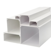 Goulotte de câblage en PVC 100x50 blanche pour câbles électriques avec protection adhésive, vente en gros à prix compétitif