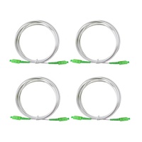 Kabel Patch Fiber Optik Singlemode SC APC Tahan Air, Sampel Gratis, Pasokan Pabrik, Peralatan Fiber Optik FTTH