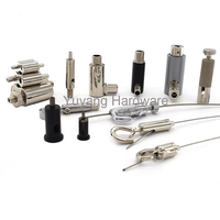 Pince à câble réglable en laiton pour kit de suspension de câbles, système de suspension de câbles, autres accessoires d'éclairage
