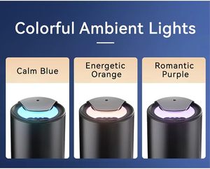 Custom Logo Luxury Waterless Car Scent <b>Diffuser</b> USB Rechargeable Battery Essential <b>Oil</b> <b>Diffuser</b> Smart Car Air Freshener - Product Image 4
