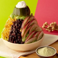 SIGNWIN-MIT OEM ODM Matcha Poudre de Bingsu de glace pilée Sac de 1kg avec tapiocas et Boba Contient des additifs de sucre pour la crème glacée