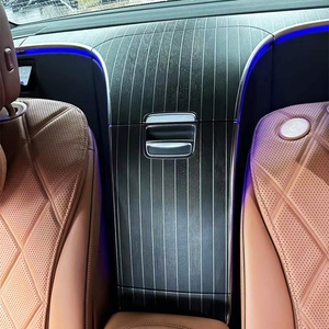 Modificación de Automóviles 2021-2026, Actualización Interior de Madera de Durazno Vertical Estilo Maybach, Apto para Benz Clase S W223 - Product Image 6