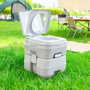 Off Road kamp dişli açık seyahat küçük WC taşınabilir tuvaletler 20L kapasiteli PP malzeme ucuz plastik cep kamp çadırı - Product Image 1