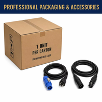 Proyector Láser de Animación RGB de 10W con Cabezal Móvil, Compatible con ILDA y Pangolin QS, Anillo LED para Escenario, DJ, Directo de Fábrica
