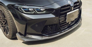 Lèvre avant en fibre de carbone <span class=keywords><strong>CSL</strong></span> Style 3-PC Design pour BMW G80 M3 G82 M4 G83 2022 up - Product Image 3