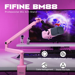 Fifine <span class=keywords><strong>BM88</strong></span>ขาตั้งไมโครโฟนแบบยืดหยุ่น, ขาตั้งไมค์บูมแขนต่ำแบบปรับได้ทำจากอะลูมิเนียมแข็งแรงทนทาน - Product Image 2
