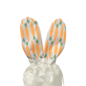 Bolsa de Lino Creativa con Cordón y Orejas de Conejo - Reutilizable y Duradera, Decoración para Regalos de Pascua y Cumpleaños, Uso para Adultos, Impresión de Logotipo Disponible - Product Image 5