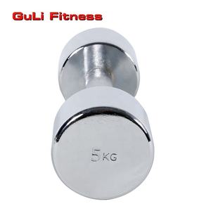 <span class=keywords><strong>Haltère</strong></span> à tête ronde en acier inoxydable chromé pour fitness, <span class=keywords><strong>haltère</strong></span> à tête ronde pour entraînement à domicile - Product Image 2