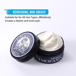 Argile mate pour les cheveux personnalisée pour hommes, fixation forte, non grasse et sans brillance, pour cheveux bouclés Ingrédients d'herbes végétaliennes et biologiques - Product Image 3