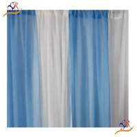 Rideau en tissu de lin transparent en mousseline de luxe à fort pouvoir occultant pour salon/chambre