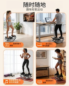 KDST Upgraded Steel Rock Stepper Indoor Home Side-to-Side Knee-Friendly Resistance Bands - Product Image 5