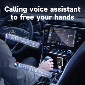 מתאם קארפליי אלחוטי מיני USB KYERE KY-4193S 2025 תואם לאייפון ואנדרואיד אוטו עם השהייה נמוכה עבור IOS 10+ מכוניות אאודי Q5 - Product Image 5