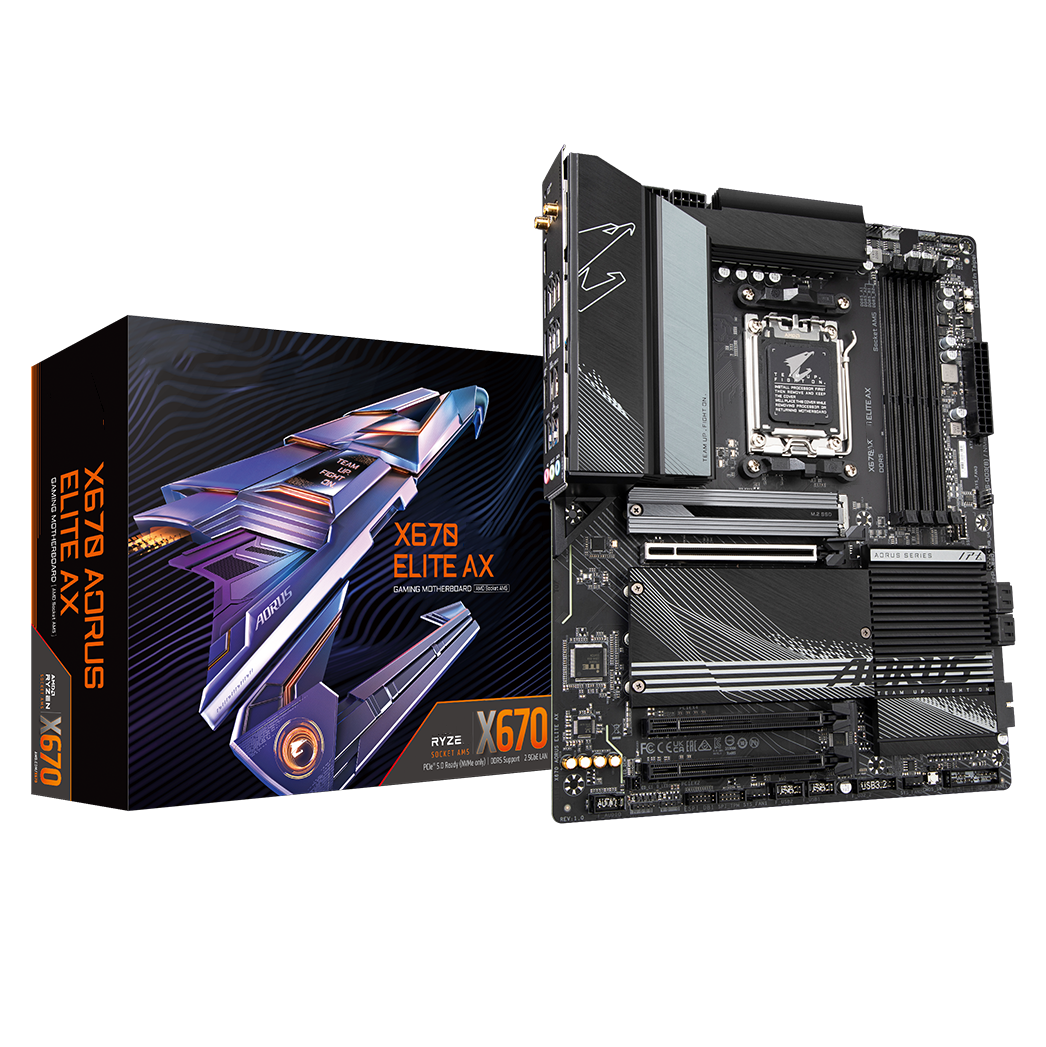Gigabyte X670E Aorus Master - All Black AM5 Motherboard
