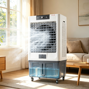 Enfriador de <span class=keywords><strong>Aire</strong></span> Evaporativo Portátil, <span class=keywords><strong>Ventilador</strong></span> de Enfriamiento por Agua de Bajo <span class=keywords><strong>Consumo</strong></span> para Restaurantes, Hoteles, Tiendas y Exteriores - Product Image 3