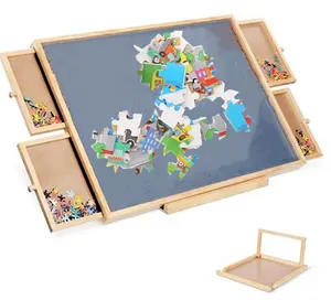 Máquina para hacer puzles, rompecabezas del alfabeto, Mesa inclinable para Puzzle, 1500 piezas