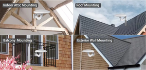 ANTOP 360 <span class=keywords><strong>Antenne</strong></span> TV numérique extérieure amplifiée omnidirectionnelle double 30 dB Gamme de fréquences <span class=keywords><strong>FM</strong></span>/VHF/UHF Certifiée FCC/CE Connecteur F mâle - Product Image 5