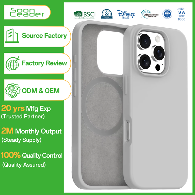 Soonleader Rainbow Silicone Cover and Liquid Silicone Mobile Phone case for IPhone16 Series 16 Pro Cases