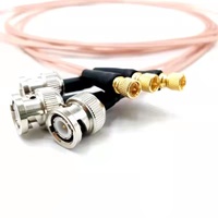 Câble d'inspection ultrasonique RG316 Xindia à prix d'usine, assemblage coaxial L5 Mini Dot vers Q9 BNC, modèle XD-RFCA-020