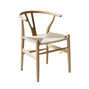 Vente en gros de meubles de restaurant Wishbone Y chaise de salle à manger chaise en bois pour salle à manger