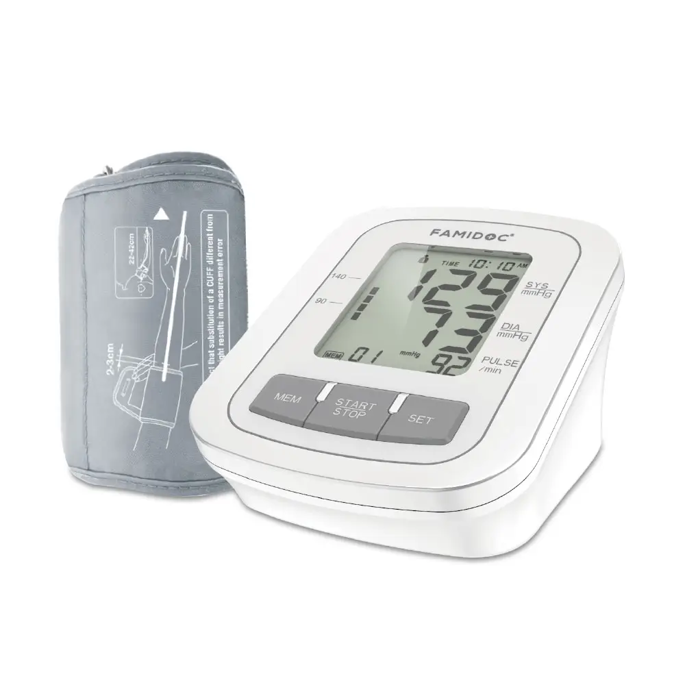 جهاز مراقبة ضغط الدم في الذراع العلوي معتمد من CE MDL جهاز مراقبة ضغط الدم الرقمي