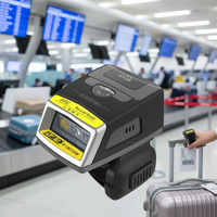 Lector de Códigos de Barras de Anillo Effon Scan EF02 IP65 NFC BT con Motor Zebra para Logística Express, Clasificación y Control de Equipaje en Aeropuertos