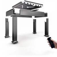 Pergola en métal à lamelles orientables, en alliage d'aluminium, de luxe, avec télécommande automatique, imperméable, résistante au vent, cadre thermolaqué, durable