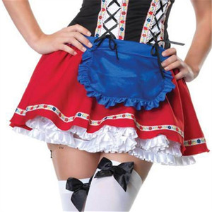 Vestito <span class=keywords><strong>Sexy</strong></span> donna Oktoberfest <span class=keywords><strong>cameriera</strong></span> che serve Costume da <span class=keywords><strong>cameriera</strong></span> birra ragazza abbigliamento elegante - Product Image 3