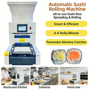 เครื่องม้วนซูชิไฟฟ้า - ผลิตภาพสูงและดีไซน์พกพาสะดวก 110V-220V รั<span class=keywords><strong>บ</strong></span>ประกัน 1 ปี สำหรับ<span class=keywords><strong>ร้าน</strong></span>ซูชิ - Product Image 2