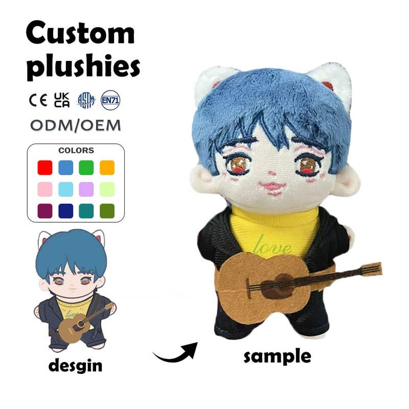 Customized Cartoon Furry Head Gloves Mascot