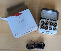 Baterai Lithium AAA BEVIGOR Berkinerja Tinggi 3500mWh 1.5volta Li-Ion AA Baterai Isi Ulang 1.5V Dengan Pengisi Daya Pintar