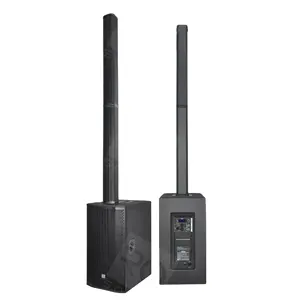RQSONIC AC22G 실외 전원 스피커 무선 나무 기둥 PA 시스템 라디오 사용 마이크 액세서리 프로 사운드 시스템