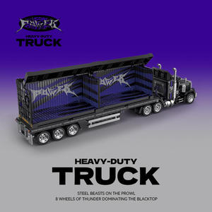 PB PB8829 Nuevo Camión de Juguete Retro Americano con Remolque Grande y Contenedor, Bloques de Construcción de Alta Resistencia, Juego de Regalo de Navidad - Product Image 5