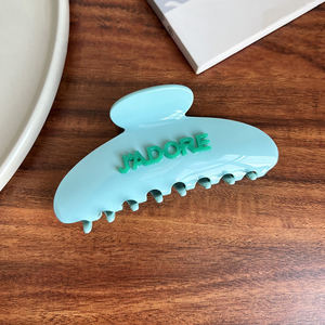 DOWELL Factory Custom LOGO Hecho a mano 11cm Classic Acetato Hair Claw Clip - Product Image 5