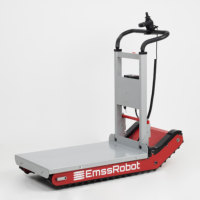 Chariot élévateur pliable électrique portable EmssRobot Nano à quatre roues certifié CE, capacité de charge de 300 kg, outils