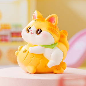 Figuras Coleccionables Yu Mo Craft Greedy Meow Blind Box, 6 Figuras Base + 1 Figura Sorpresa, Decoración de Escritorio, Regalo para Niños - Product Image 3