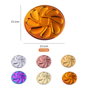 Bandeja de Servir Ostras de Acero Inoxidable Personalizada, Resistente al Óxido, con Múltiples Compartimentos, para Barbacoa y Camping al Aire Libre - Product Image 2